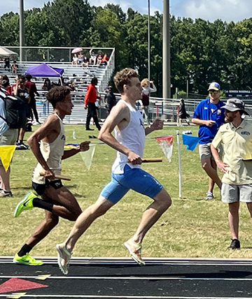 running High school track